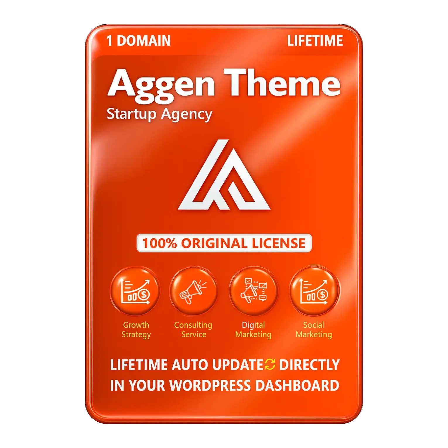 Aggen – Business Consulting Theme Original License Lifetime Auto Update - Image 1