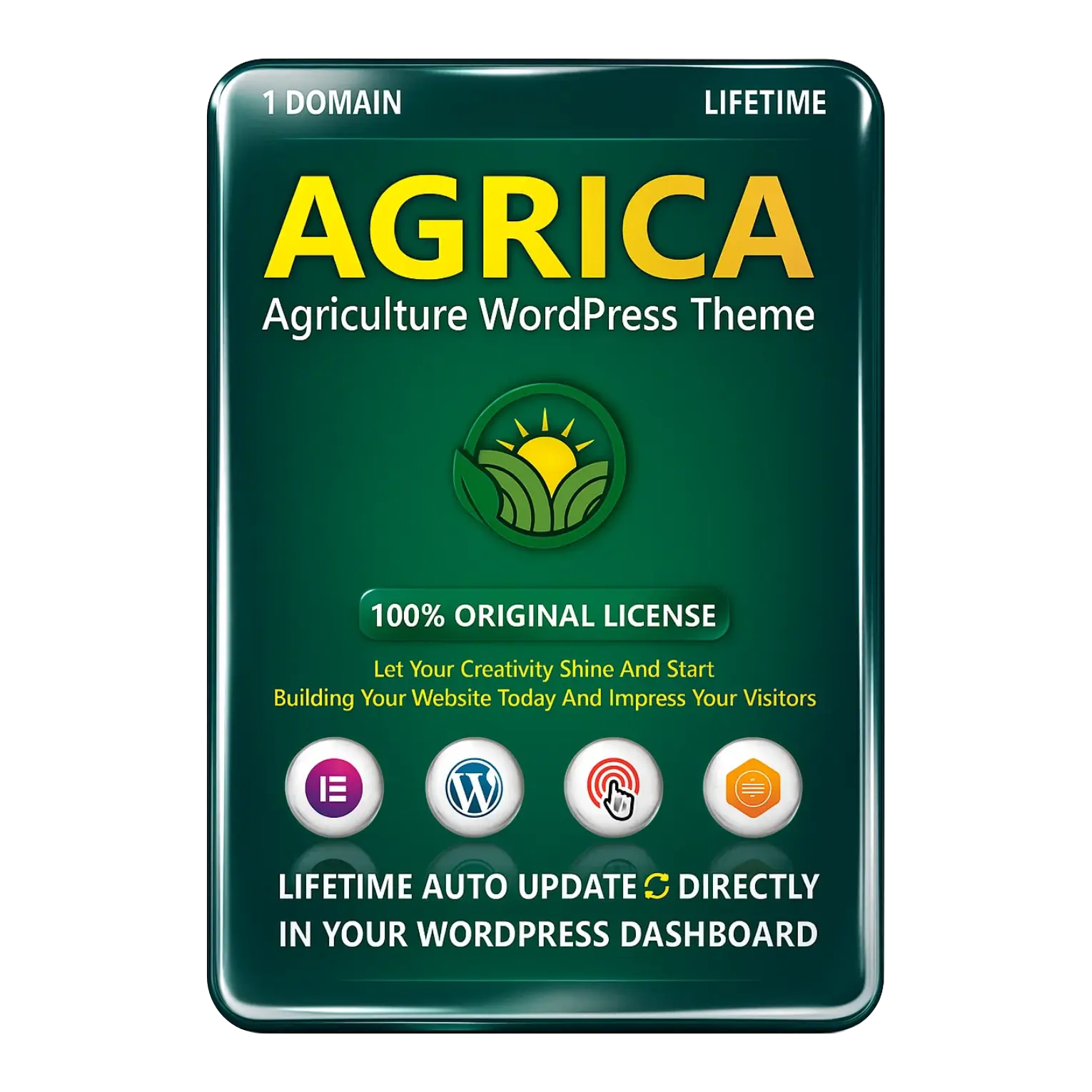 Agrica- Agriculture WordPress Theme Origianl License Lifetime Auto Update - Image 1