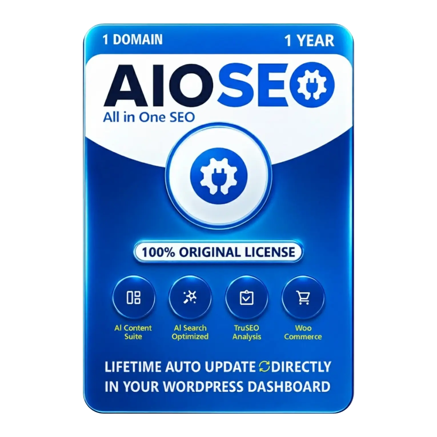 AlOSEO (All in One SEO) Pro Original License 1 Year Auto Update - Image 1