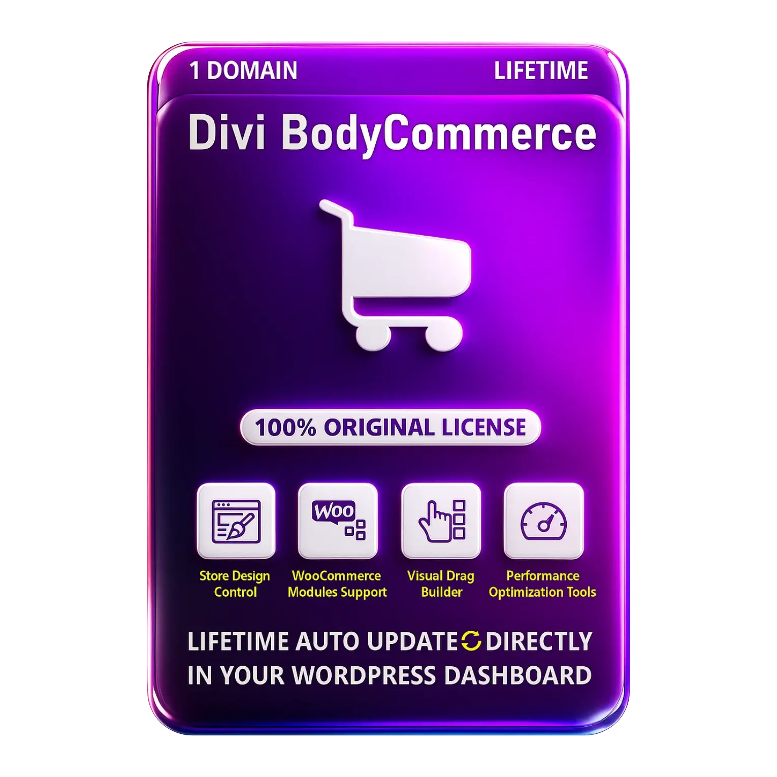 Divi BodyCommerce 1 Divi BodyCommerce Original License Lifetime Auto Update - Image 1