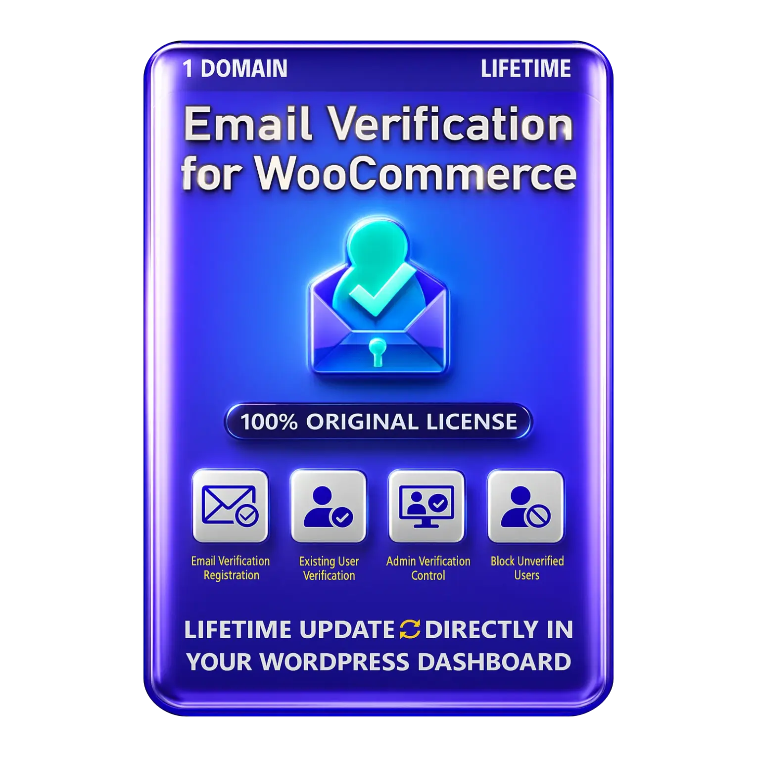 Customer Email Verification For WooCommerce Lifetime License - Image 1
