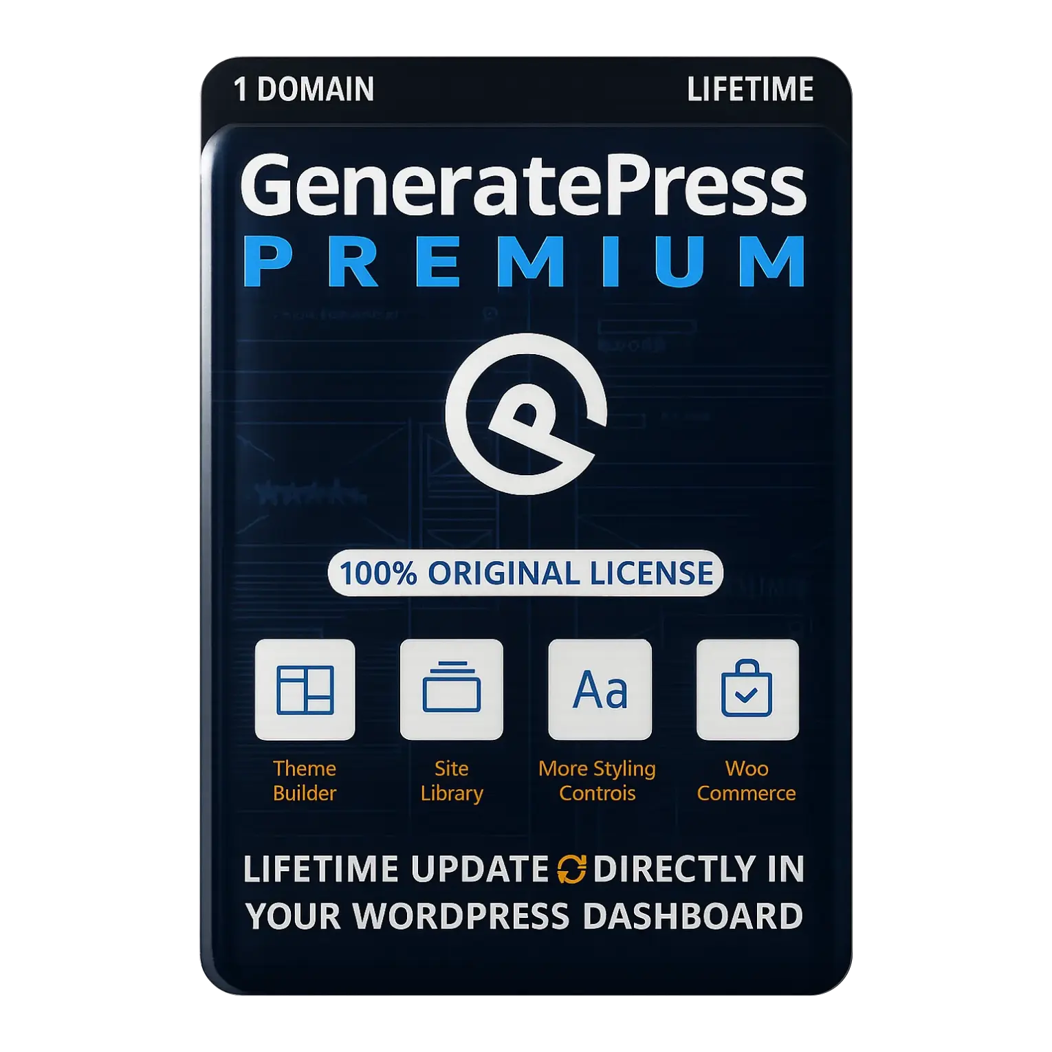 GeneratePress Premium Original License Lifetime Auto Update - Image 1