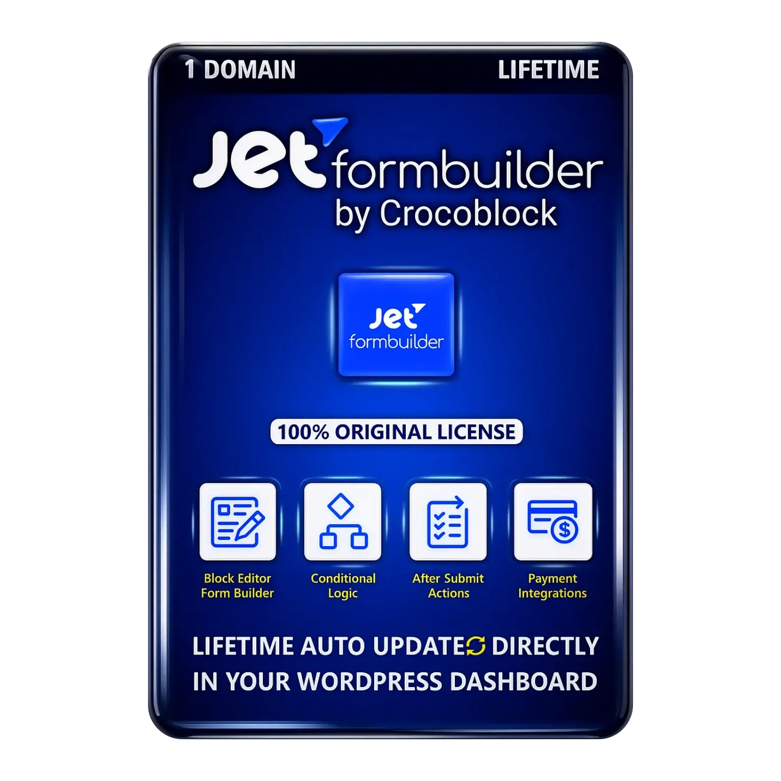 JetFormBuilder By CrocoBlock Original License Lifetime Auto Update - Image 1