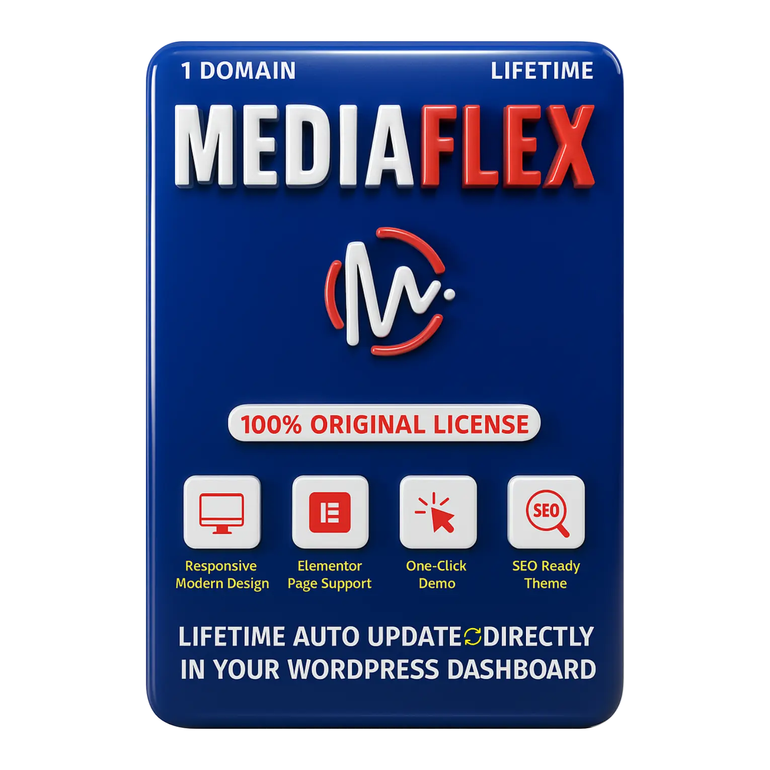 MediaFlex – TV Channel & Streaming Theme Original License Lifetime Auto Update - Image 1