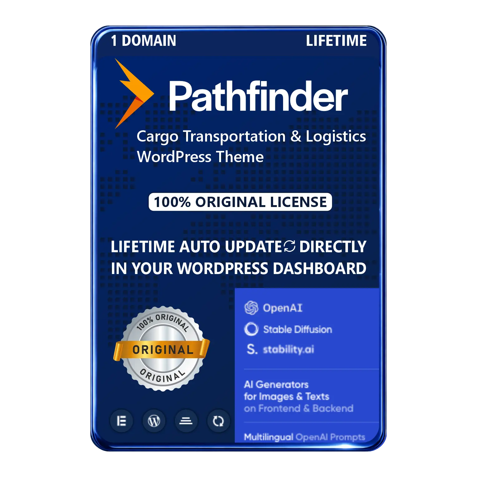 Pathfinder – Transportation & Logistics WordPress Theme With Lifetime Auto Update. - Image 1