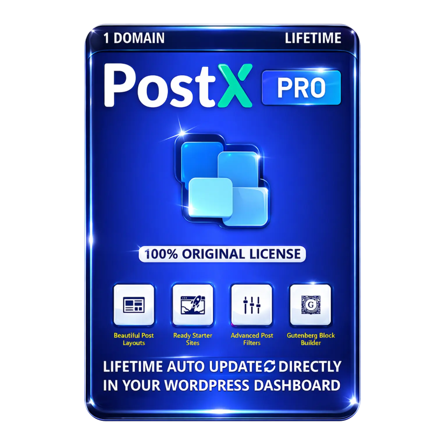 PostX Pro - Gutenberg Dynamic Site Builder Original License Lifetime Auto Update - Image 1