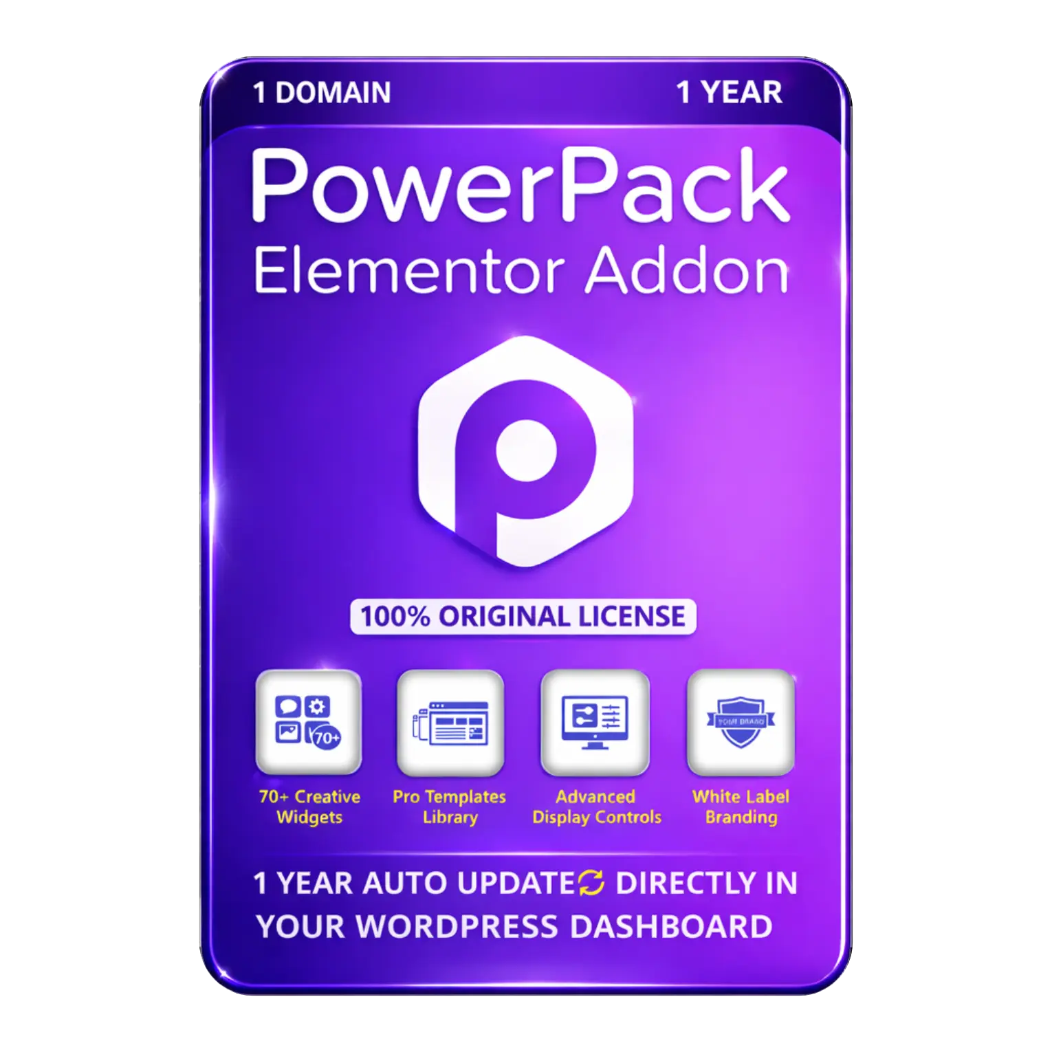 PowerPack Addons For Elementor Original License 1 Year Auto Update - Image 1