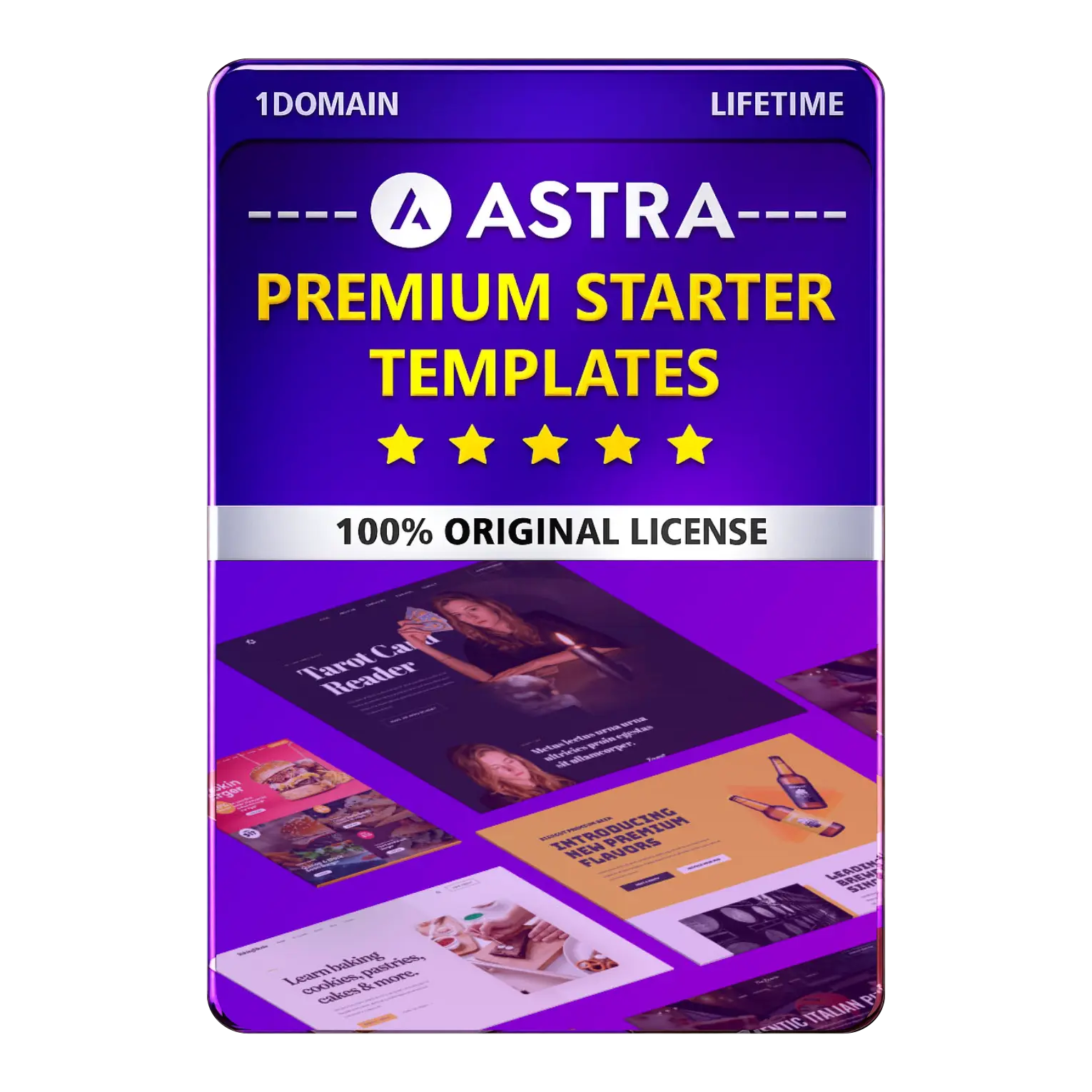 Astra Premium Starter Templates Original License Lifetime Auto Update. - Image 1