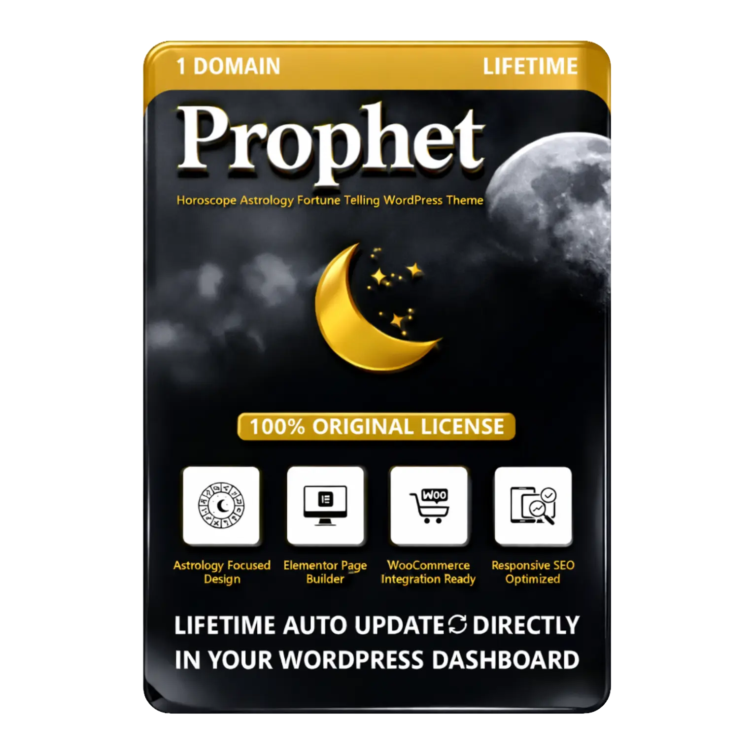 Prophet – Horoscope, Astrology & Fortune Telling WordPress Theme Lifetime Update. - Image 1