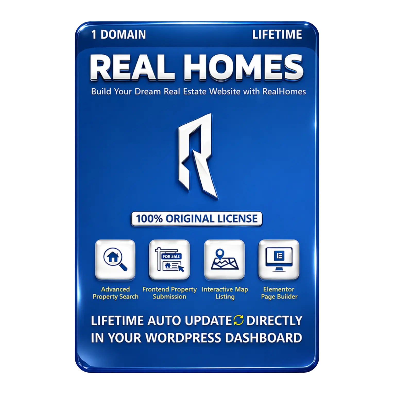 RealHomes Original License Lifetime Auto Update. - Image 1